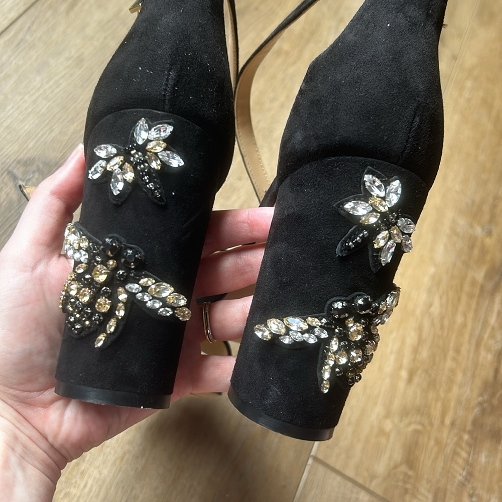NWOB Sam Edelman yaro 2 beaded bee and dragonfly heels 10 - Picture 5 of 7